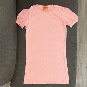 Juicy Couture - Pink Puff Sleeve T-Shirt Dress